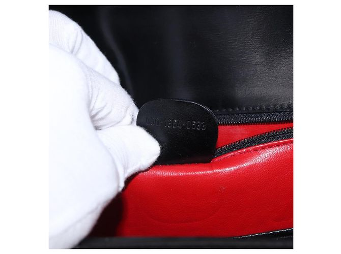 Borsa a mano GUCCI Bamboo in pelle 2way Nero Oro 000 1364 0633 Auth bs36097V D'oro - vista 12