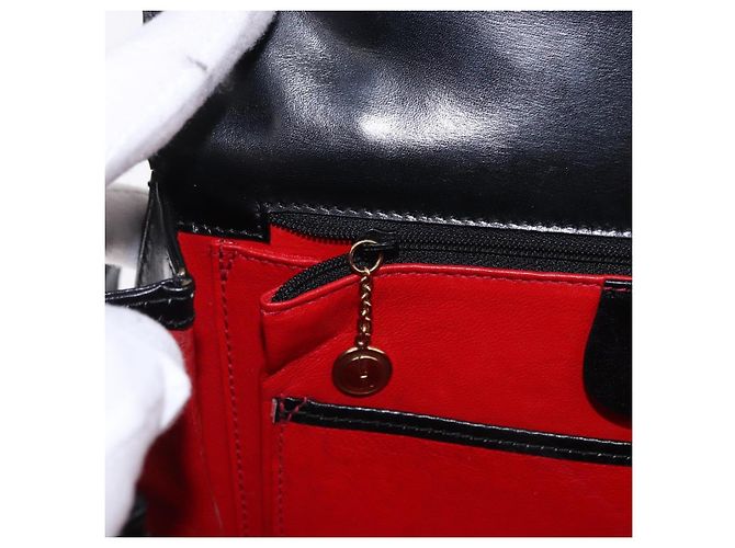 Borsa a mano GUCCI Bamboo in pelle 2way Nero Oro 000 1364 0633 Auth bs36097V D'oro - vista 23