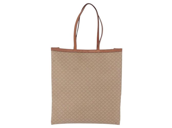 Céline Borsa Tote CELINE Macadam in PVC e pelle Beige Auth 192728 - vista 2