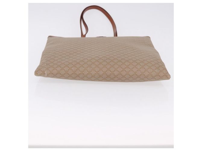 Céline Borsa Tote CELINE Macadam in PVC e pelle Beige Auth 192728 - vista 5