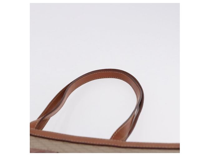 Céline Borsa Tote CELINE Macadam in PVC e pelle Beige Auth 192728 - vista 8