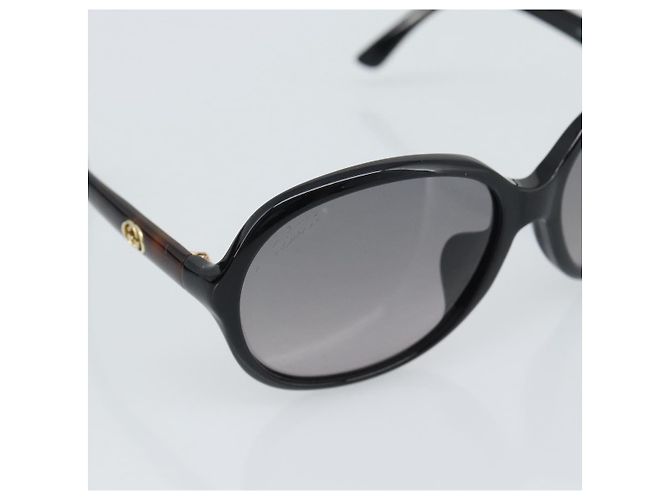 Gafas de sol GUCCI de plástico marrón oscuro oro Auth ep15136A Dorado - vista 8
