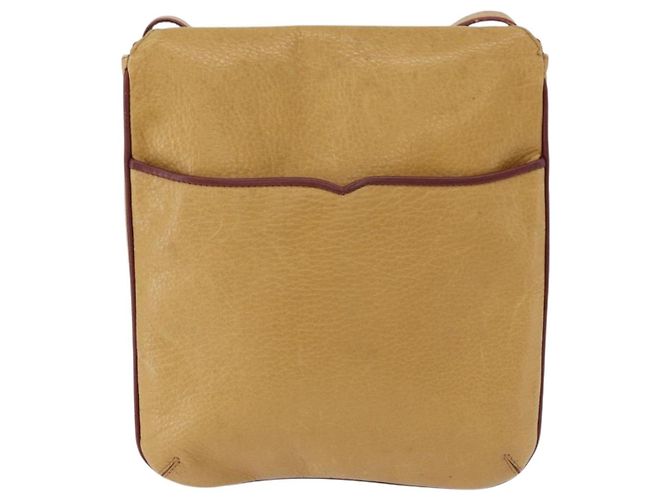CARTIER Must Line Shoulder Bag Pelle Beige Oro Auth BA14440 D'oro - vista 2
