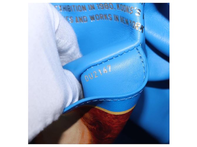 LOUIS VUITTON Masters Collection Keepall Bandouliere 50 M43344 Authentisch 191724SM Blau - Ansicht 12