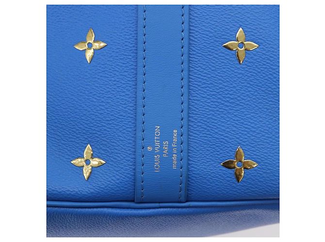 LOUIS VUITTON Masters Collection Keepall Bandouliere 50 M43344 Authentisch 191724SM Blau - Ansicht 18