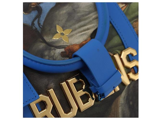 LOUIS VUITTON Masters Collection Keepall Bandouliere 50 M43344 Authentisch 191724SM Blau - Ansicht 21
