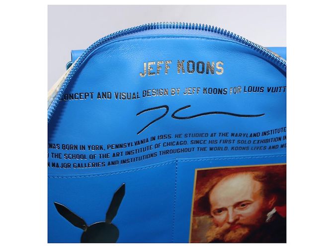 LOUIS VUITTON Masters Collection Keepall Bandouliere 50 M43344 Authentisch 191724SM Blau - Ansicht 22