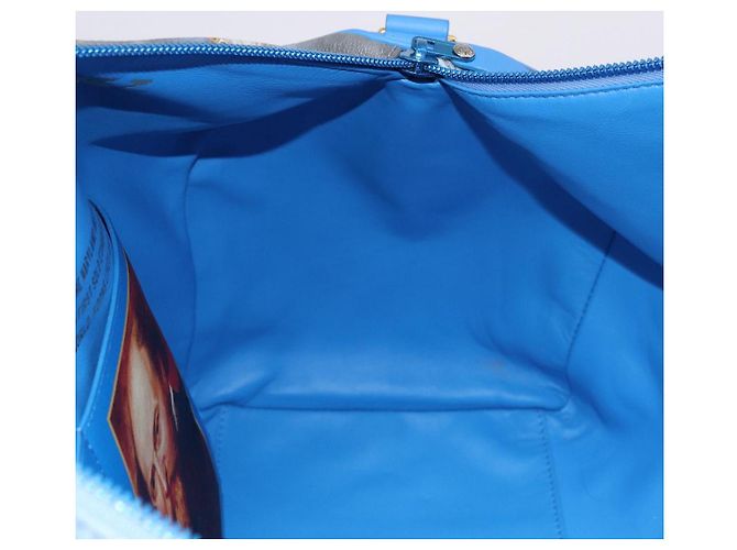 LOUIS VUITTON Masters Collection Keepall Bandouliere 50 M43344 Authentisch 191724SM Blau - Ansicht 23