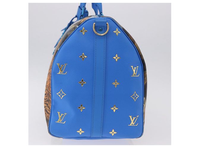 LOUIS VUITTON Masters Collection Keepall Bandouliere 50 M43344 Authentisch 191724SM Blau - Ansicht 3