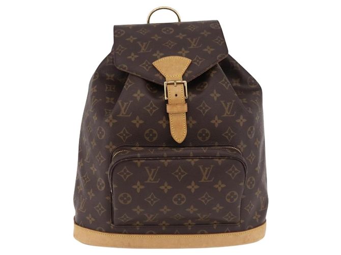 Zaino LOUIS VUITTON Monogram Montsouris GM M51135 LV Auth ar14036A Monogramma - vista 13