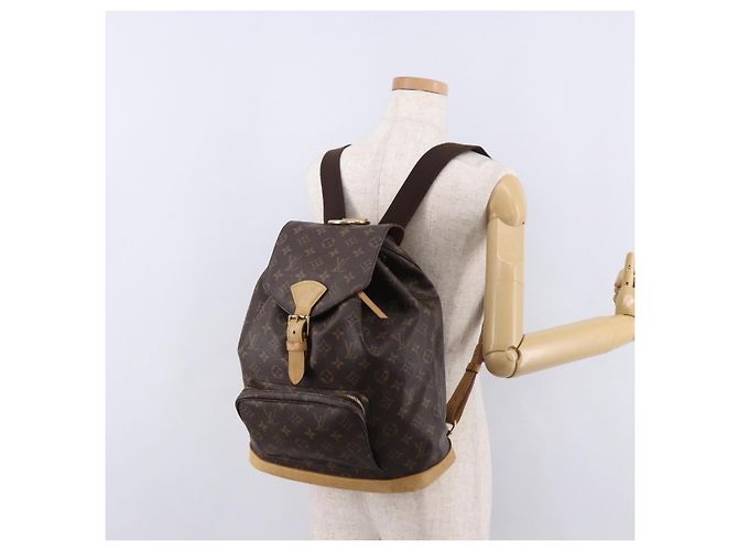 Zaino LOUIS VUITTON Monogram Montsouris GM M51135 LV Auth ar14036A Monogramma - vista 27