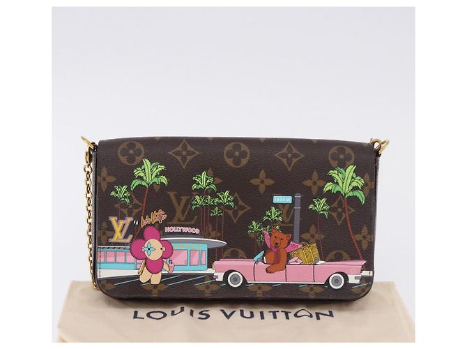 LOUIS VUITTON Monogram Vivienne Pochette Felice Bag M80859 LV Auth 192075M Monogramma - vista 12