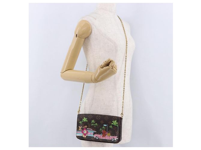 LOUIS VUITTON Monogram Vivienne Pochette Felice Bag M80859 LV Auth 192075M Monogramma - vista 28