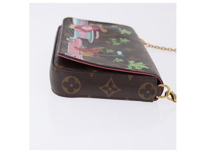 LOUIS VUITTON Monogram Vivienne Pochette Felice Bag M80859 LV Auth 192075M Monogramma - vista 3