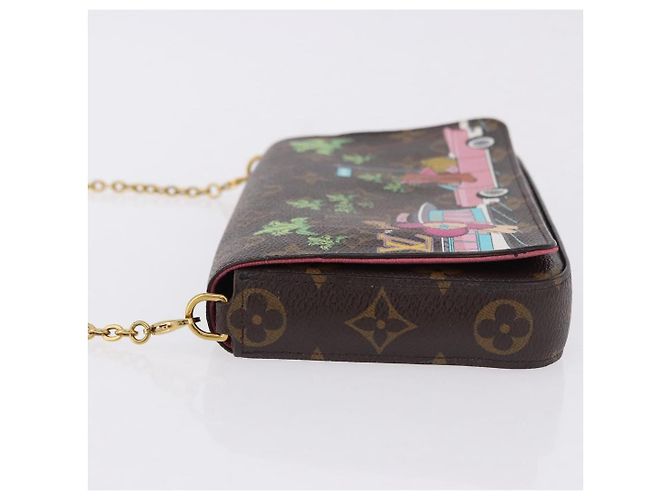 LOUIS VUITTON Monogram Vivienne Pochette Felice Bag M80859 LV Auth 192075M Monogramma - vista 4