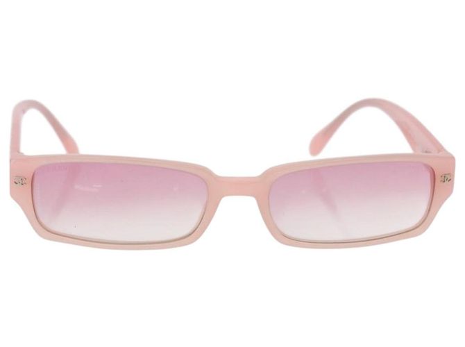 Gafas de sol CHANEL de plástico Rosa CC Auth BA14385M - vista 13