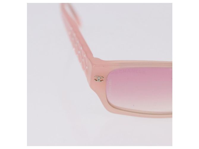 Gafas de sol CHANEL de plástico Rosa CC Auth BA14385M - vista 5