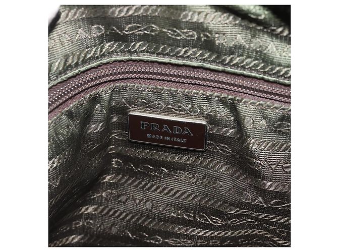 Borsa PRADA in Pelle Rossa Nera Auth ep15370 Nero Rosso - vista 18