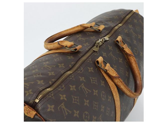 LOUIS VUITTON Monogram Keepall 55 Boston Bag M41424 LV Auth 190609 Monogramma - vista 6