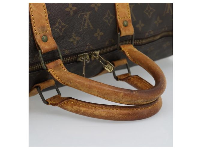 LOUIS VUITTON Monogram Keepall 55 Boston Bag M41424 LV Auth 190609 Monogramma - vista 7