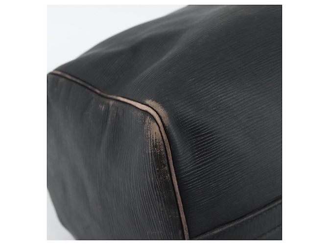 LOUIS VUITTON Epi Keepall 50 Boston Bag Black M42962 LV Auth 186562 Nero - vista 15