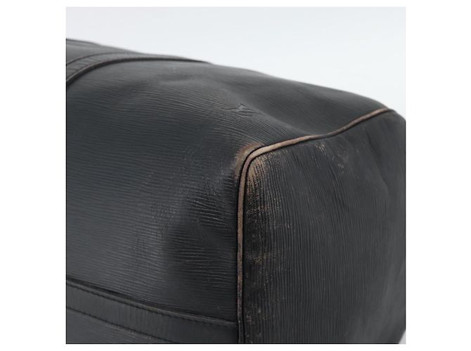 LOUIS VUITTON Epi Keepall 50 Boston Bag Black M42962 LV Auth 186562 Nero - vista 16