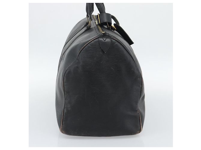 LOUIS VUITTON Epi Keepall 50 Boston Bag Black M42962 LV Auth 186562 Nero - vista 3