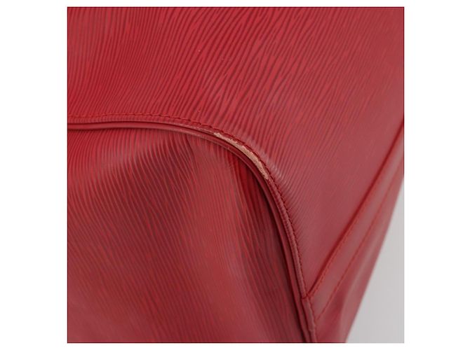 LOUIS VUITTON Epi Keepall 45 Boston Bag Rosso M42977 LV Auth 189520A - vista 16