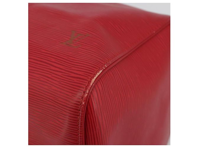 LOUIS VUITTON Epi Keepall 45 Boston Bag Rosso M42977 LV Auth 189520A - vista 9