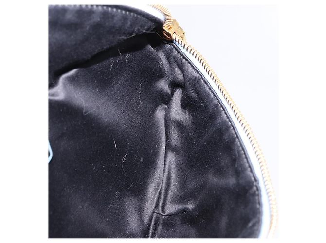 Borsa a tracolla Miu Miu Matelasse in tela azzurro chiaro oro Auth 192044V D'oro Blu chiaro - vista 21