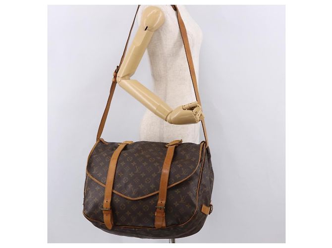 LOUIS VUITTON Borsa a Spalla Monogram Saumur 43 M42252 LV Auth ep14979 Monogramma - vista 29