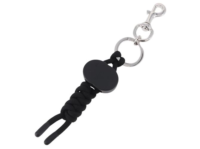 Porta-chaves GUCCI Metal Preto Prata Auth 192848M - vista 5
