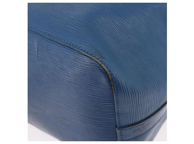 Borsa a Spalla LOUIS VUITTON Epi Petit Noe Blu M44105 LV Auth am12049 - vista 17