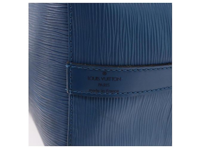 Borsa a Spalla LOUIS VUITTON Epi Petit Noe Blu M44105 LV Auth am12049 - vista 18