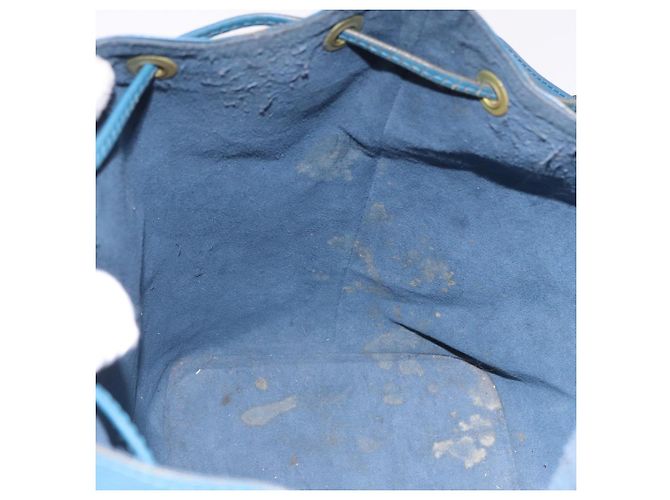 Borsa a Spalla LOUIS VUITTON Epi Petit Noe Blu M44105 LV Auth am12049 - vista 19