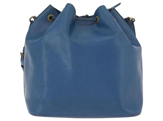 Borsa a Spalla LOUIS VUITTON Epi Petit Noe Blu M44105 LV Auth am12049 - vista 2
