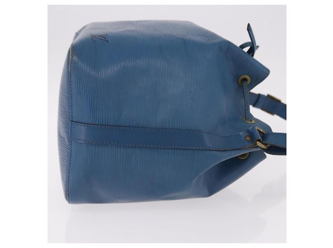 Borsa a Spalla LOUIS VUITTON Epi Petit Noe Blu M44105 LV Auth am12049 - vista 3