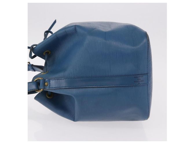 Borsa a Spalla LOUIS VUITTON Epi Petit Noe Blu M44105 LV Auth am12049 - vista 4