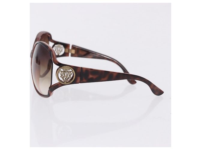 Occhiali da sole GUCCI in plastica 3 Set White Black Gray Auth SW2629 Marrone Nero Bianco - vista 12