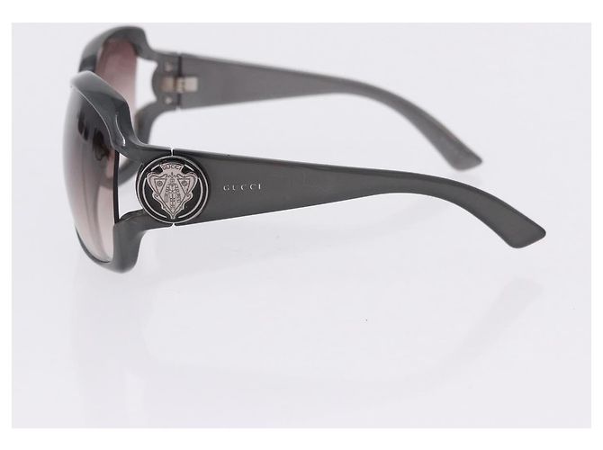 Occhiali da sole GUCCI in plastica 3 Set White Black Gray Auth SW2629 Marrone Nero Bianco - vista 19