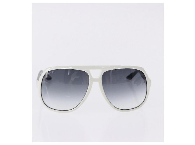 Occhiali da sole GUCCI in plastica 3 Set White Black Gray Auth SW2629 Marrone Nero Bianco - vista 2
