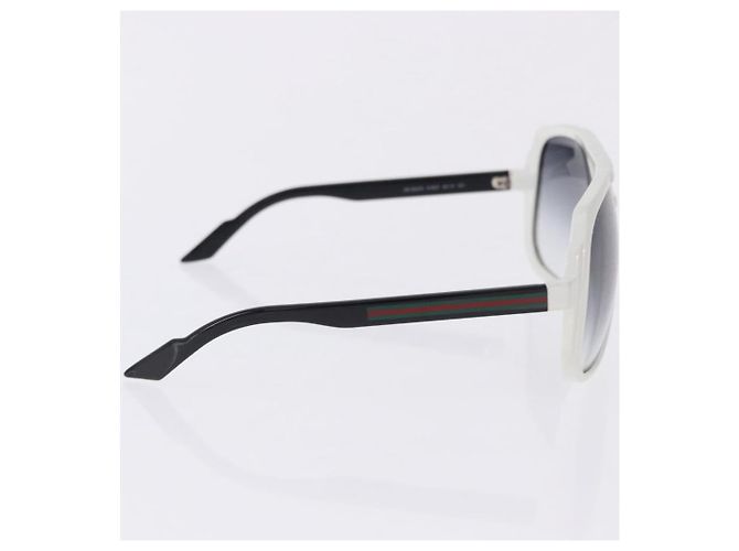 Occhiali da sole GUCCI in plastica 3 Set White Black Gray Auth SW2629 Marrone Nero Bianco - vista 6