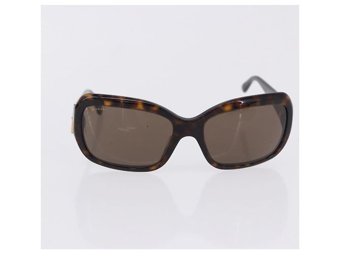 Bulgari Occhiali da sole BVLGARI Plastica 3 Set Marrone Oro Argento Auth SW2623 D'oro - vista 8