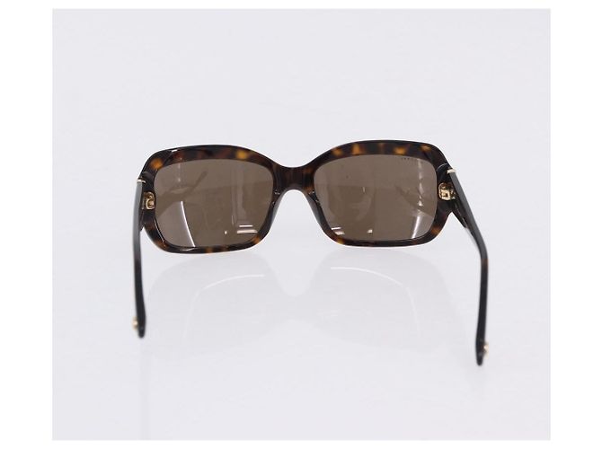 Bulgari Occhiali da sole BVLGARI Plastica 3 Set Marrone Oro Argento Auth SW2623 D'oro - vista 9