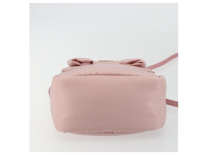 Borsa a mano PRADA Ribbon Nylon 2way Rosa Tonalità Oro Auth 191720SM - vista 5