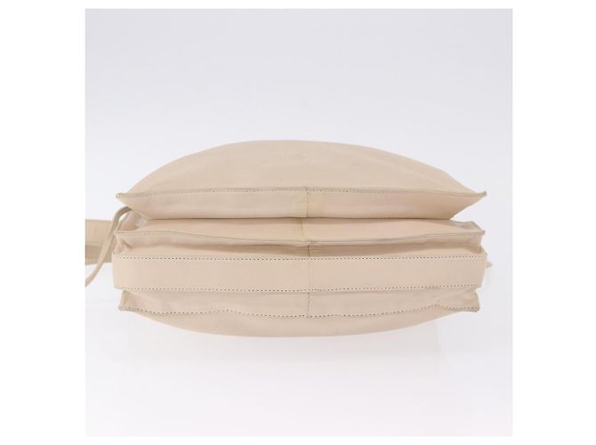 Borsa a tracolla LOEWE in pelle Avorio Argento Auth ka5256 Crudo - vista 5