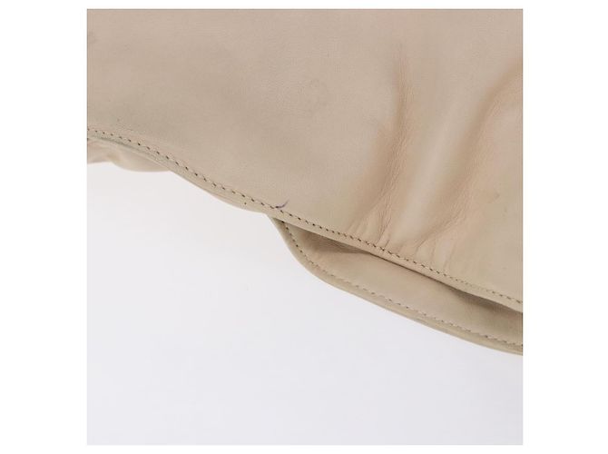 Borsa a tracolla LOEWE in pelle Avorio Argento Auth ka5256 Crudo - vista 7