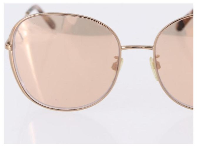 Occhiali da Sole Miu Miu Balenciaga YSL D&G Plastica Metallo 4 Set Marrone Oro Auth SW2630 D'oro - vista 10