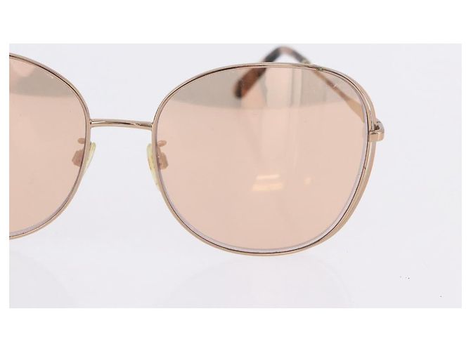 Occhiali da Sole Miu Miu Balenciaga YSL D&G Plastica Metallo 4 Set Marrone Oro Auth SW2630 D'oro - vista 11
