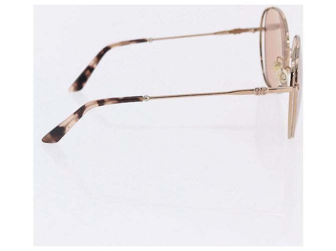 Occhiali da Sole Miu Miu Balenciaga YSL D&G Plastica Metallo 4 Set Marrone Oro Auth SW2630 D'oro - vista 12